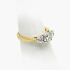 18ct Gold 1.37ct Diamond Three Stone Ring - Jordans Jewellers