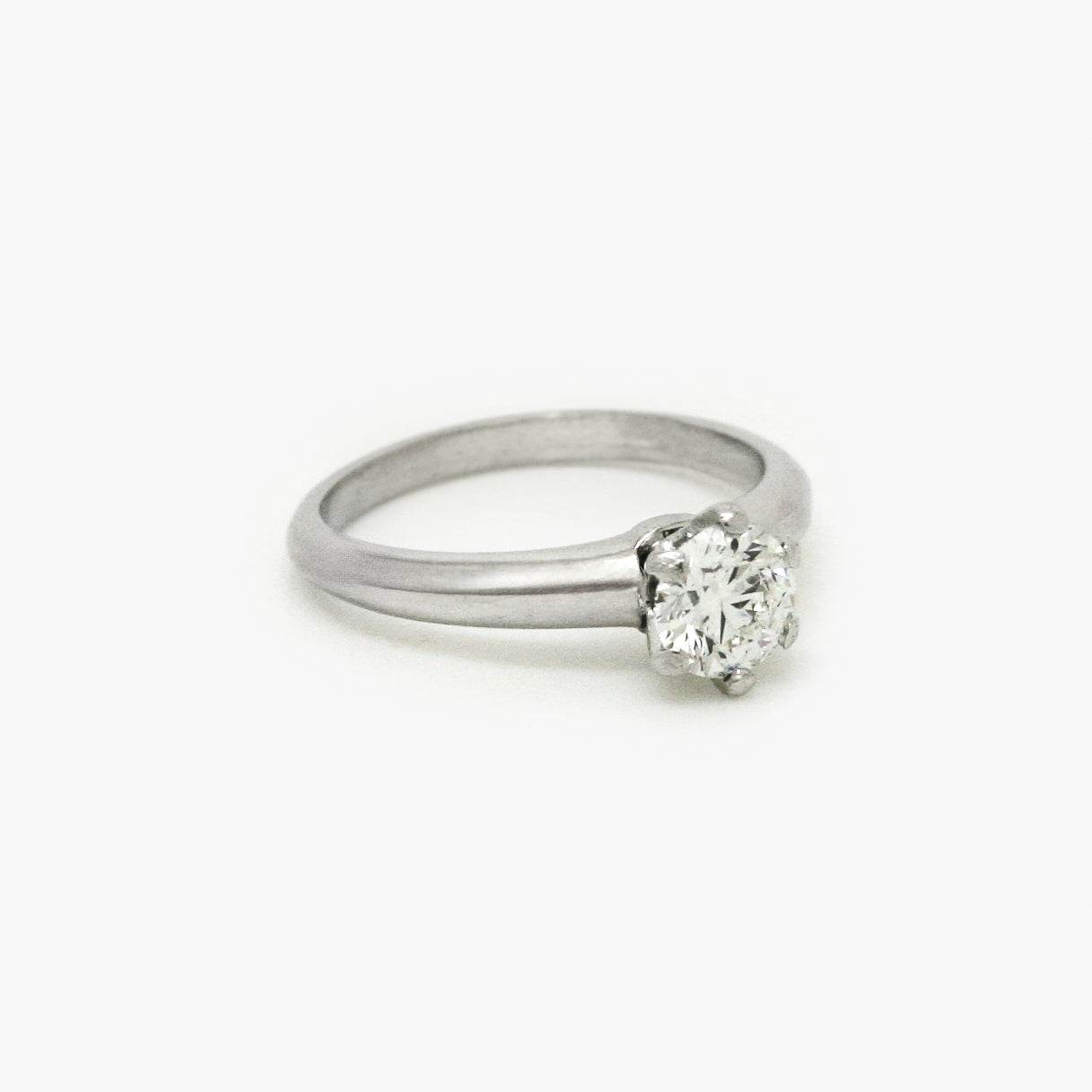 Platinum Tiffany & Co. Diamond Solitaire Engagement Ring