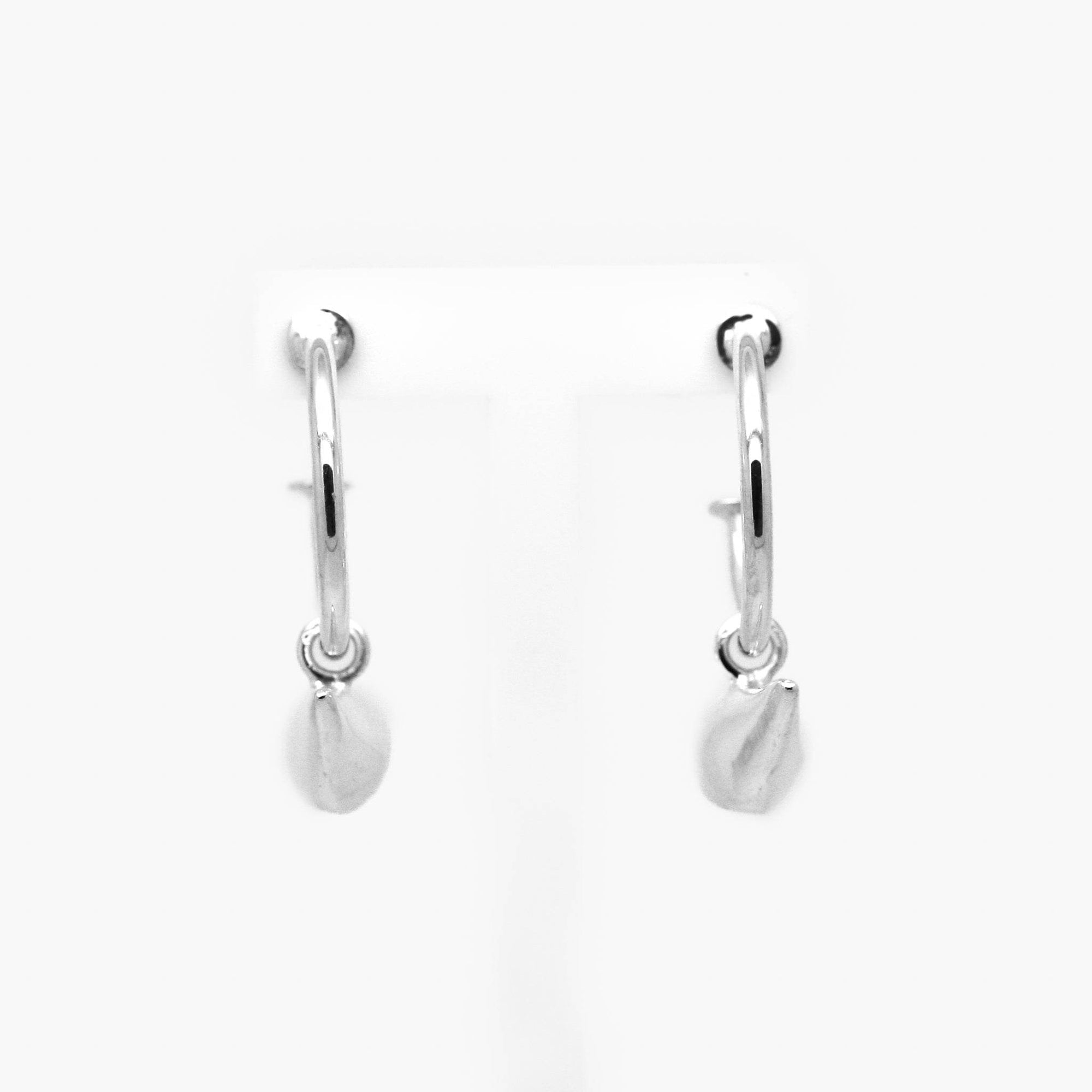 Silver Shark Hoop Earrings - Jordans Jewellers