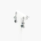 Silver Sky & London Blue Topaz S-Curve Drop Earrings - Jordans Jewellers