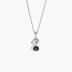 Silver Sky & London Blue Topaz S-Curve Necklace - Jordans Jewellers