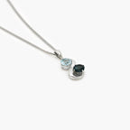 Silver Sky & London Blue Topaz S-Curve Necklace - Jordans Jewellers