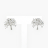 NEW CZ Tree of Life Stud Earrings