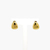 Soft Triangle Stud Earrings in 9ct Yellow Gold - Jordans Jewellers