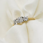 9ct Yellow Gold 1.05ct Three-Stone Diamond Ring - Jordans Jewellers