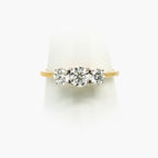 9ct Yellow Gold 1.05ct Three-Stone Diamond Ring - Jordans Jewellers