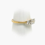 9ct Yellow Gold 1.05ct Three-Stone Diamond Ring - Jordans Jewellers