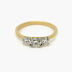 9ct Yellow Gold 1.05ct Three-Stone Diamond Ring - Jordans Jewellers