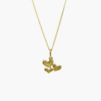 Triple Heart Pendant Necklace in 9ct Yellow Gold - Jordans Jewellers