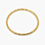 9ct Yellow Gold Twisted Bangle - Jordans Jewellers
