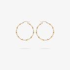 9ct Yellow Gold Twisted Hoop Earrings