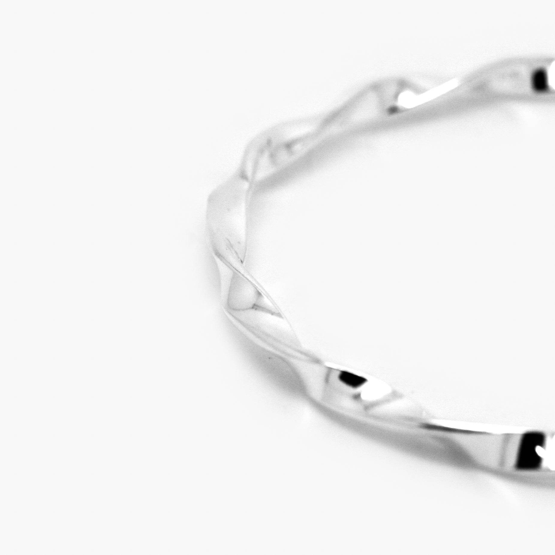Silver Twisted Bangle - 4mm - Jordans Jewellers