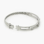 Silver CZ Double Row Bubble Bracelet - Jordans Jewellers