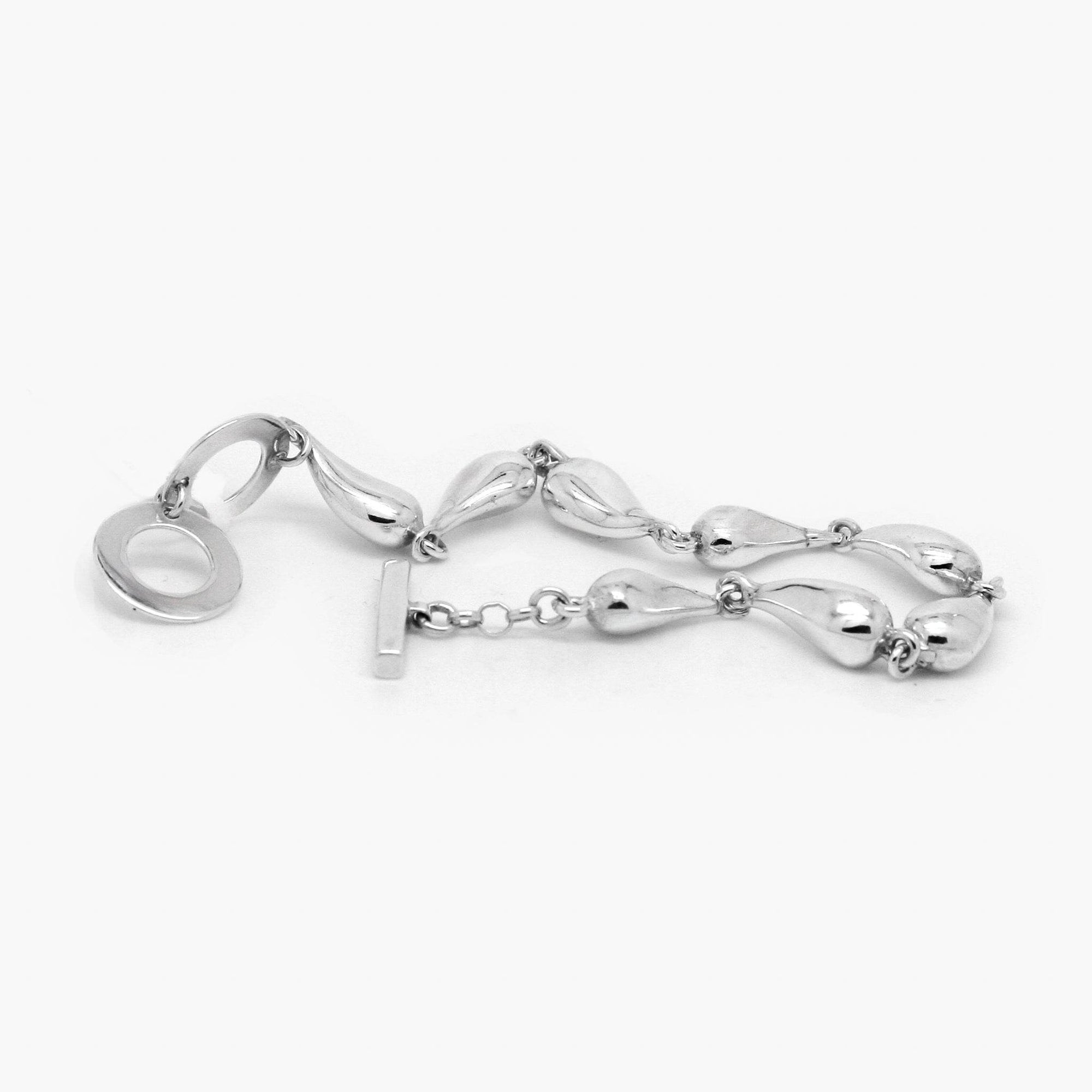 Silver Waterfall T-Bar Bracelet - Jordans Jewellers