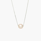 Silver 7mm Cultured Pearl Pendant - Jordans Jewellers