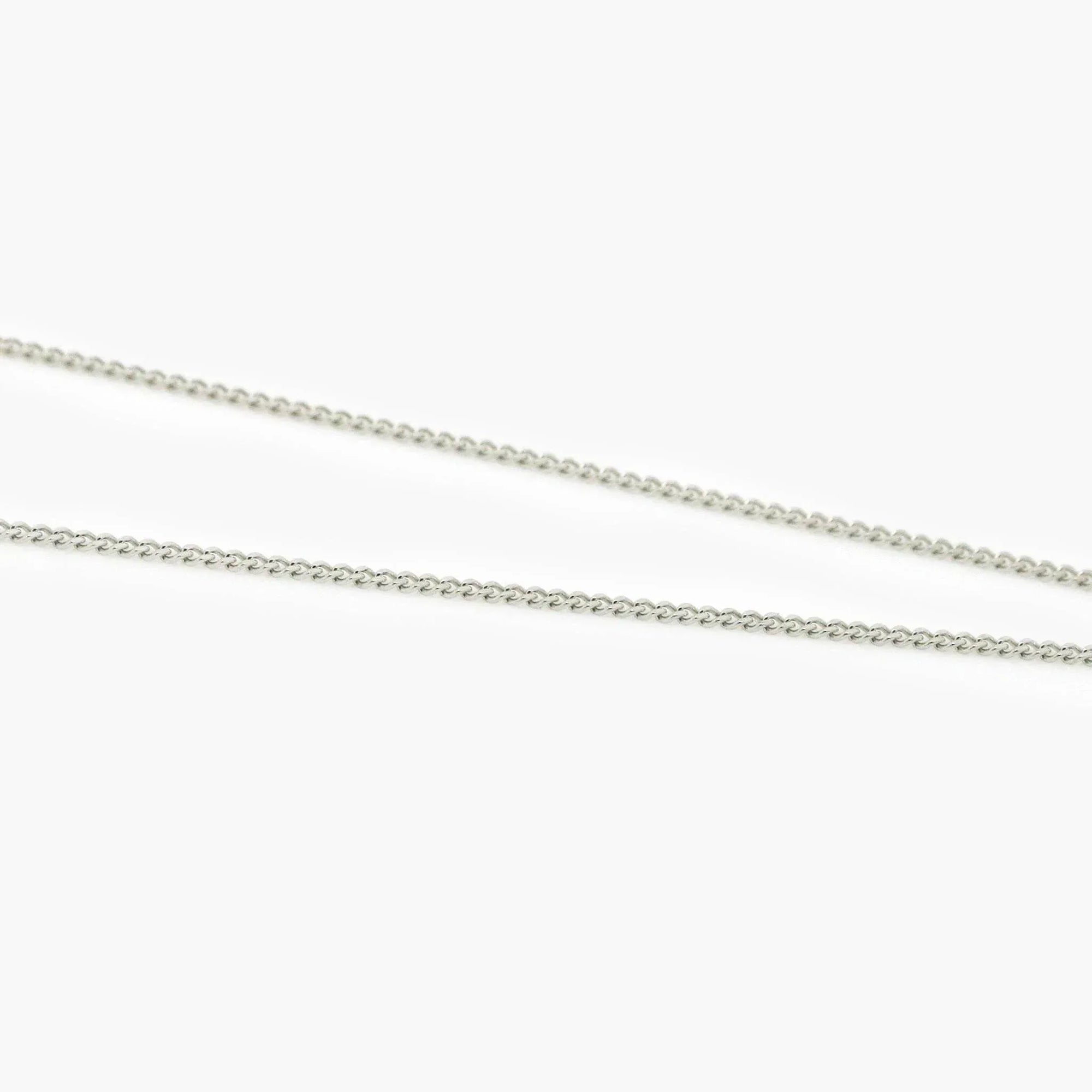 Ruby Rubover Pendant Necklace - 9ct White Gold - Jordans Jewellers