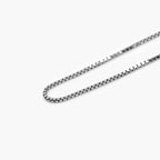 18ct White Gold Box Chain - Jordans Jewellers