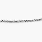 18ct White Gold Box Chain - Jordans Jewellers