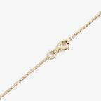 18ct Yellow Gold Diamond Solitaire Pendant Necklace