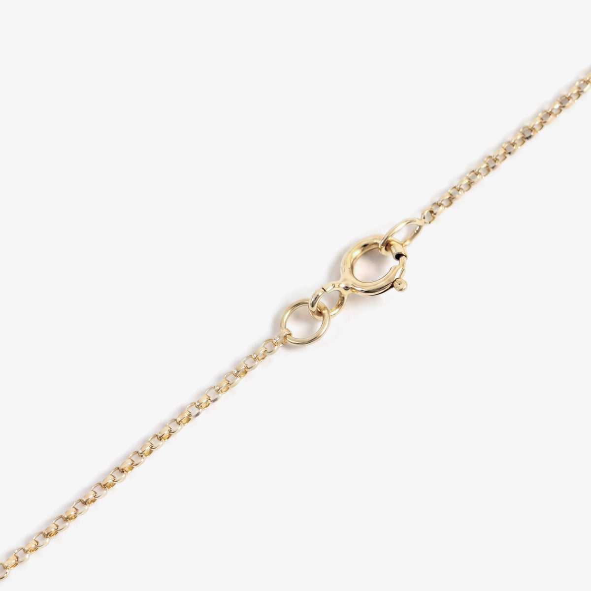 18ct Yellow Gold Diamond Solitaire Pendant Necklace