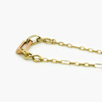 14ct Yellow and Rose Gold Mixed Link Bracelet - Jordans Jewellers