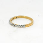 Diamond Half Eternity Ring 0.23ct in 9ct Yellow Gold - Jordans Jewellers