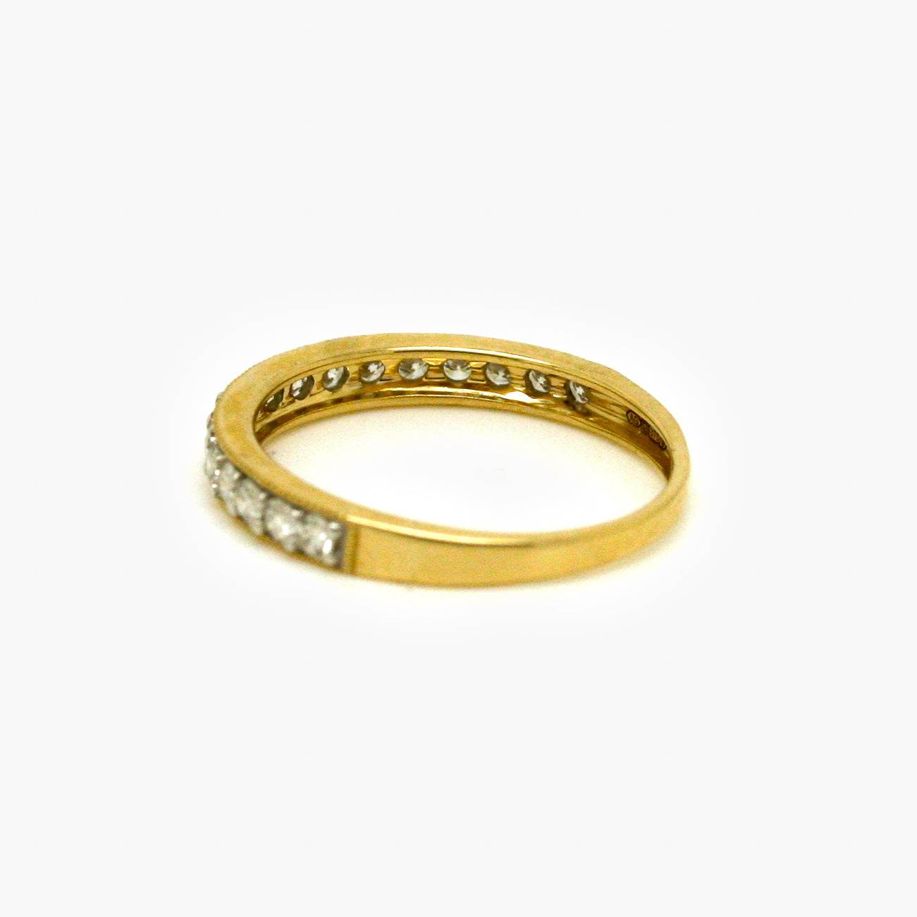 9ct Yellow Gold Diamond Half Eternity Ring 0.50ct - Jordans Jewellers