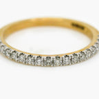 Diamond Half Eternity Ring 0.23ct in 9ct Yellow Gold - Jordans Jewellers