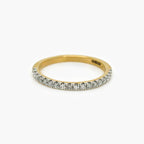 Diamond Half Eternity Ring 0.23ct in 9ct Yellow Gold - Jordans Jewellers