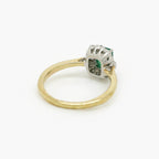 Emerald & Diamond Ring in 9ct Gold - Jordans Jewellers
