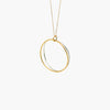 double hoop necklace