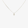Jordans Jewellers 9ct white gold 0.10ct diamond pendant necklace