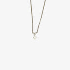 9 Carat White Gold 0.10ct Diamond Pendant Necklace - Jordans Jewellers