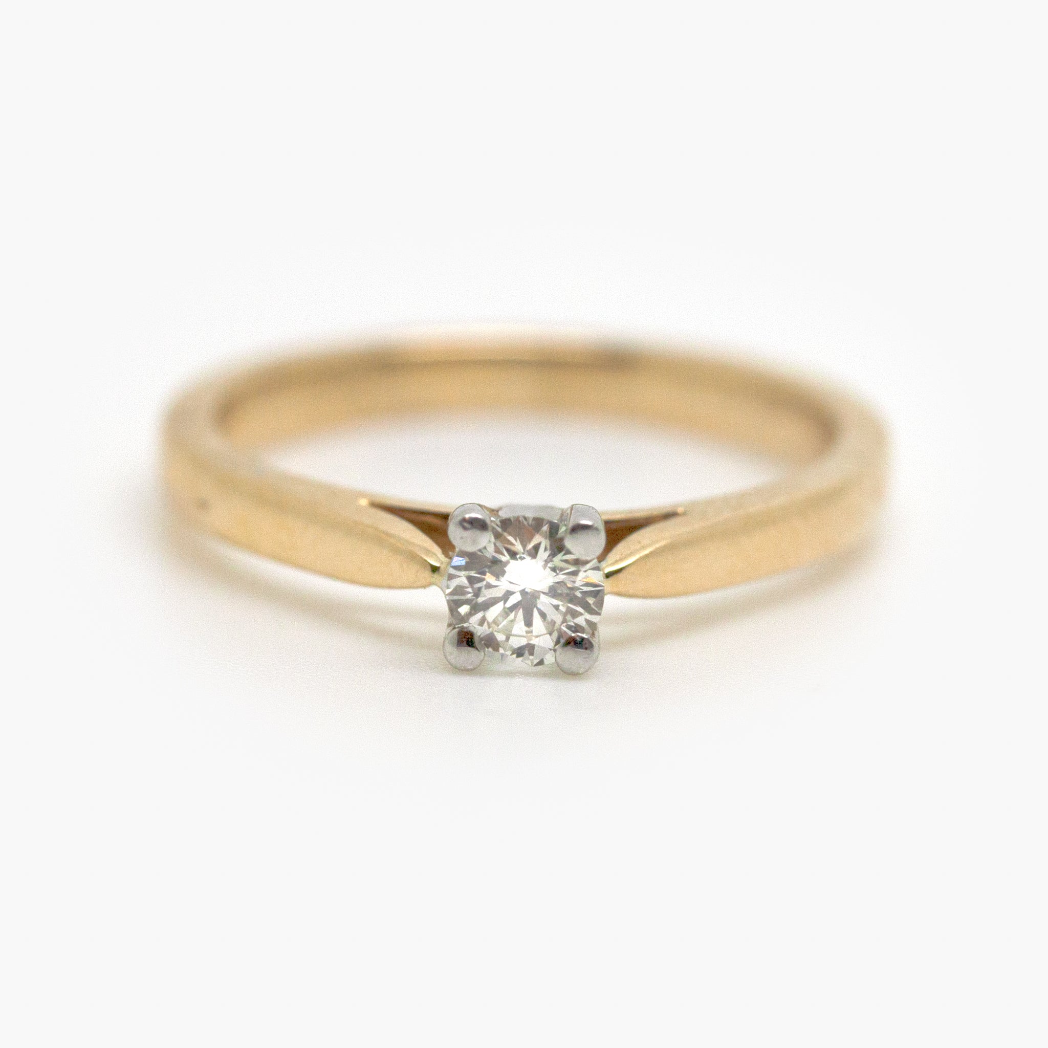 Yellow Gold Diamond Ring 0,25ct My Twin Toi & Moi | Messika 06636-YG