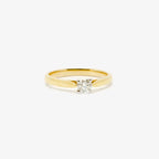 18ct Yellow Gold 0.27ct Diamond Solitaire Ring - Jordans Jewellers