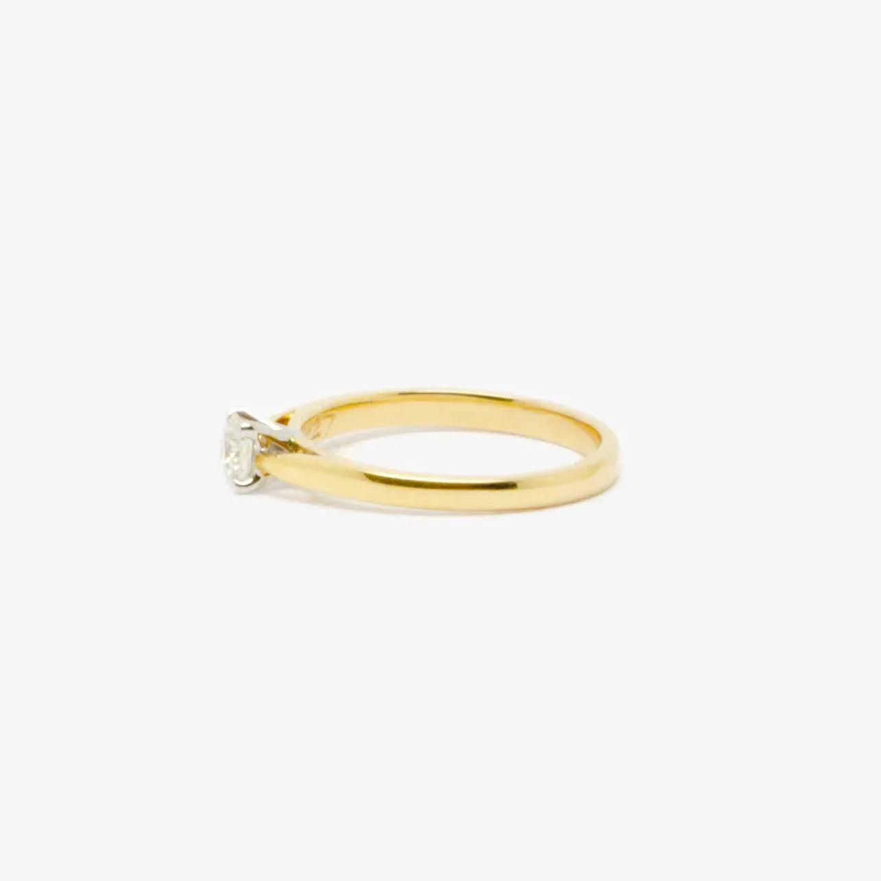 18ct Yellow Gold 0.27ct Diamond Solitaire Ring - Jordans Jewellers