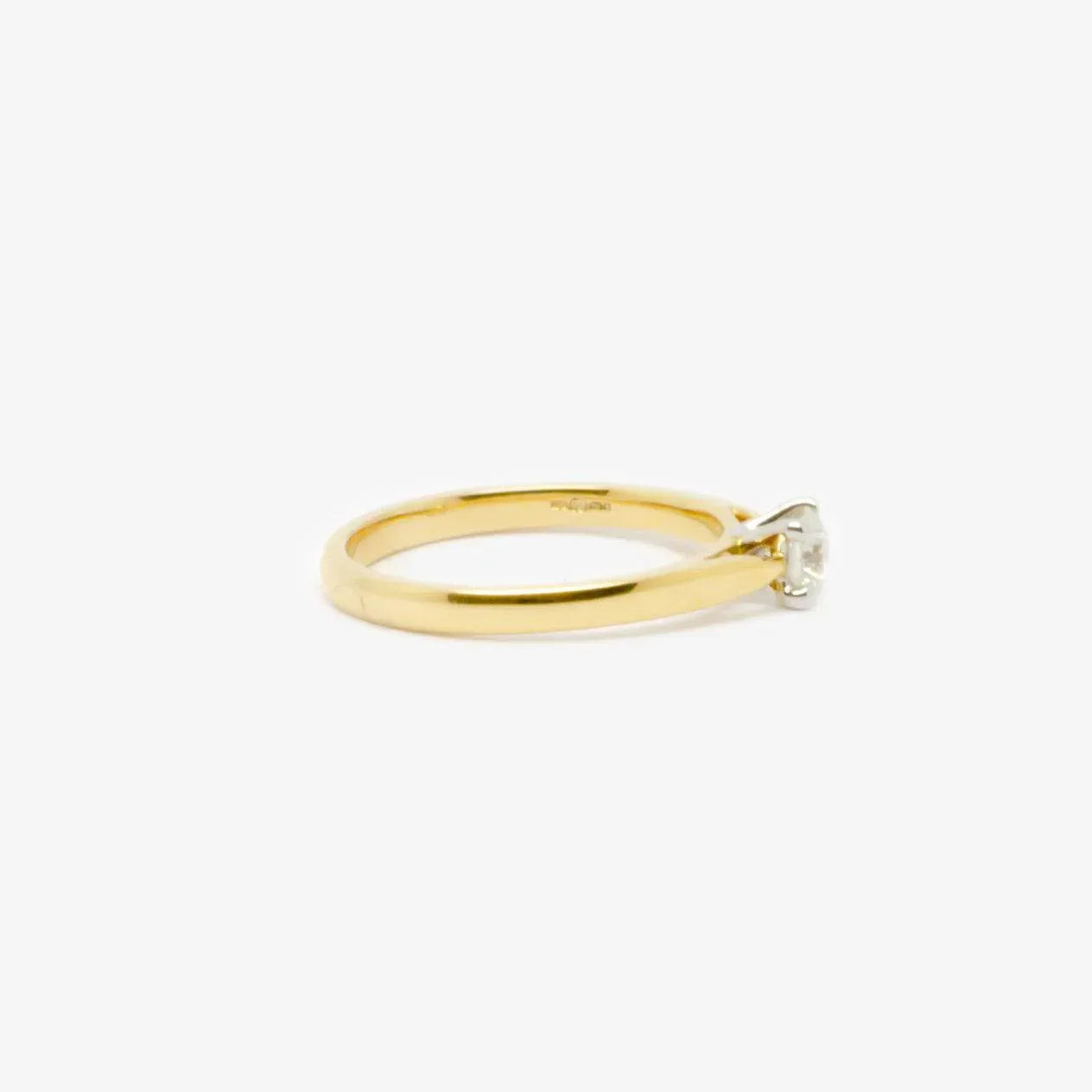 18ct Yellow Gold 0.27ct Diamond Solitaire Ring - Jordans Jewellers
