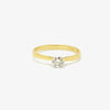 Jordans Jewellers 18ct gold 0.28ct diamond solitaire ring