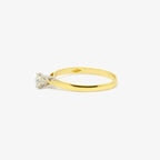 18ct Yellow Gold 0.28ct Diamond Solitaire Ring - Jordans Jewellers