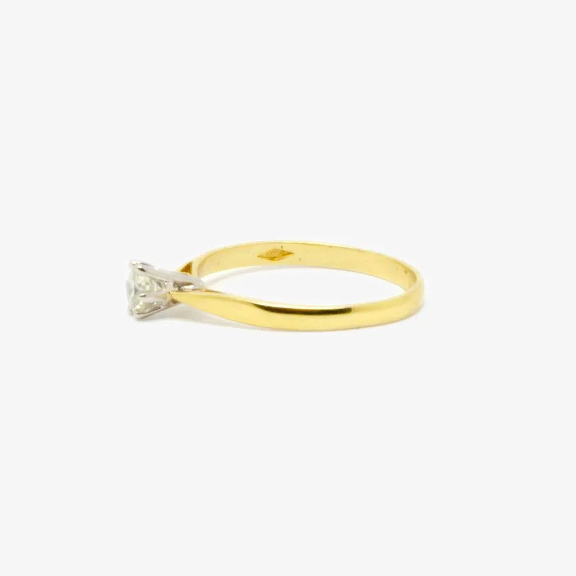 18ct Yellow Gold 0.28ct Diamond Solitaire Ring - Jordans Jewellers