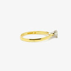 18ct Yellow Gold 0.28ct Diamond Solitaire Ring - Jordans Jewellers