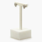 9ct White Gold 0.50ct Diamond Heart Studs - Jordans Jewellers