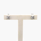 Diamond 4 Claw Set Earrings in 18ct White Gold - Jordans Jewellers