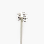 Diamond 4 Claw Set Earrings in 18ct White Gold - Jordans Jewellers