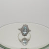 Jordans Jewellers 18ct white gold aquamarine and diamond ring - Alternate shot 1 - Alternate shot 2 - Video 1