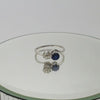 Jordans Jewellers 18ct white gold antique diamond and sapphire crossover ring - Alternate shot 1 - Alternate shot 2 - Video 1