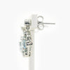 1.73ct Aquamarine & 0.80ct Diamond Drop Earrings