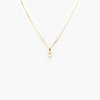 Jordans Jewellers 18ct yellow gold pendant akoya pearl on an 9ct yellow gold chain