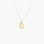 Diamond Set Teardrop Pendant in 18ct Yellow Gold - Jordans Jewellers
