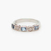 18 Carat White Gold Aquamarine & Diamond Ring